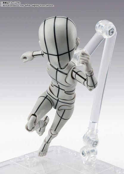 BANDAI - Body-kun Ken Sugimori Edition Wireframe(gray) Shf