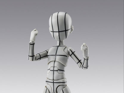 BANDAI - Body-kun Ken Sugimori Edition Wireframe(gray) Shf