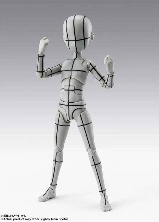 BANDAI - Body-kun Ken Sugimori Edition Wireframe(gray) Shf