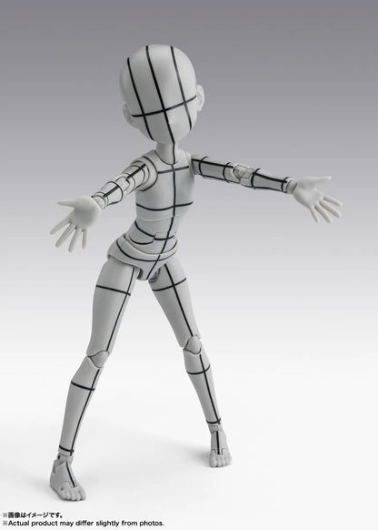 BANDAI - Body-chan Ken Sugimori Edition Wireframe (gray) Shf
