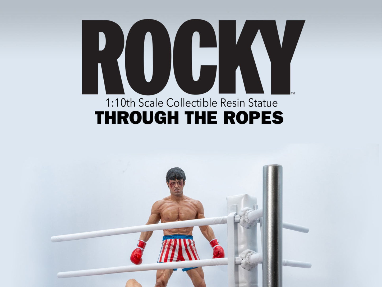 SLYSTALLONESHOP - Rocky Over Drago Through The Ropes 1/10 Statue