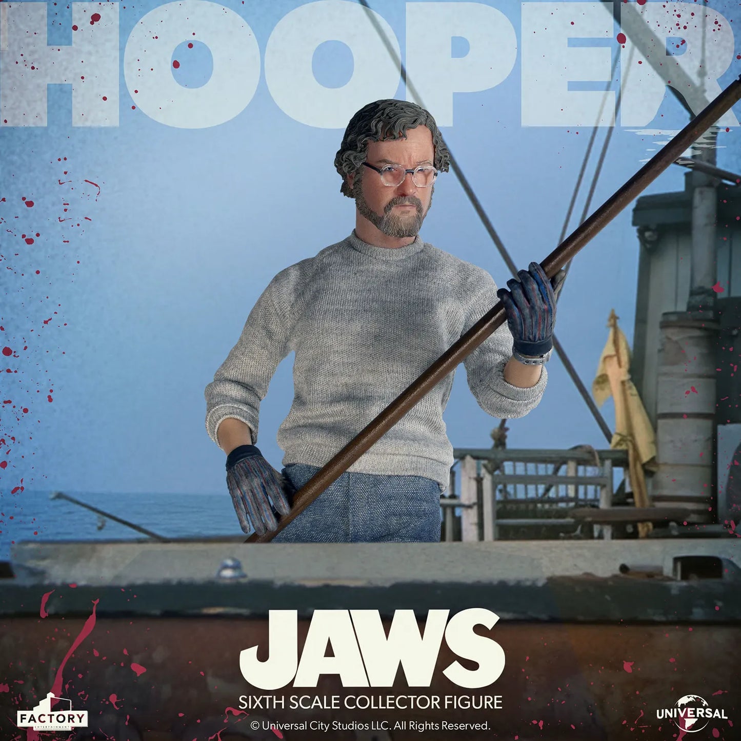 FACTORY ENTERTAINMENT  - Jaws 1/6 Scale Hopper Action Figure