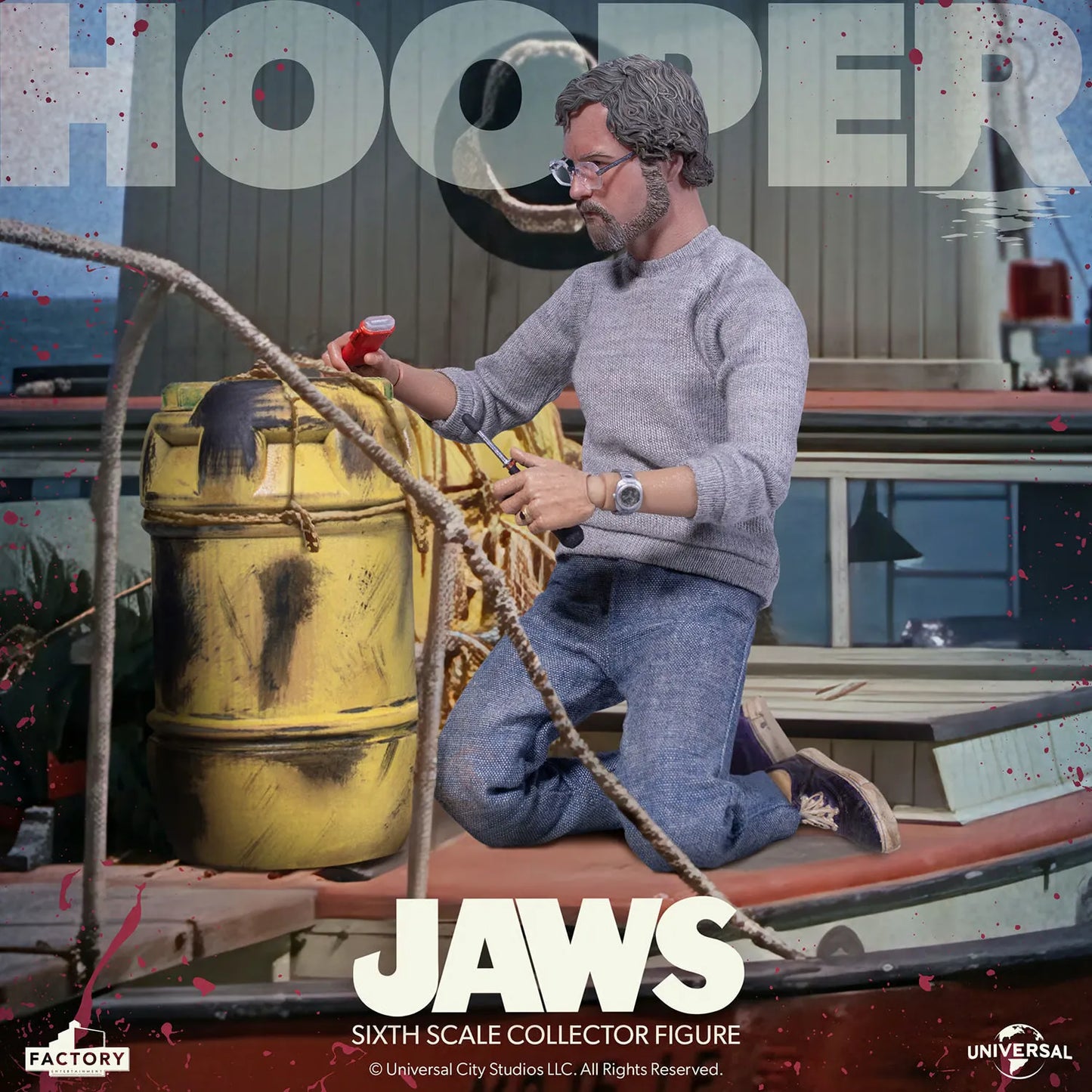 FACTORY ENTERTAINMENT  - Jaws 1/6 Scale Hopper Action Figure