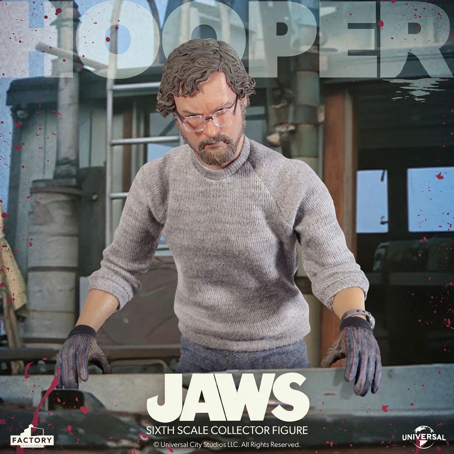 FACTORY ENTERTAINMENT  - Jaws 1/6 Scale Hopper Action Figure