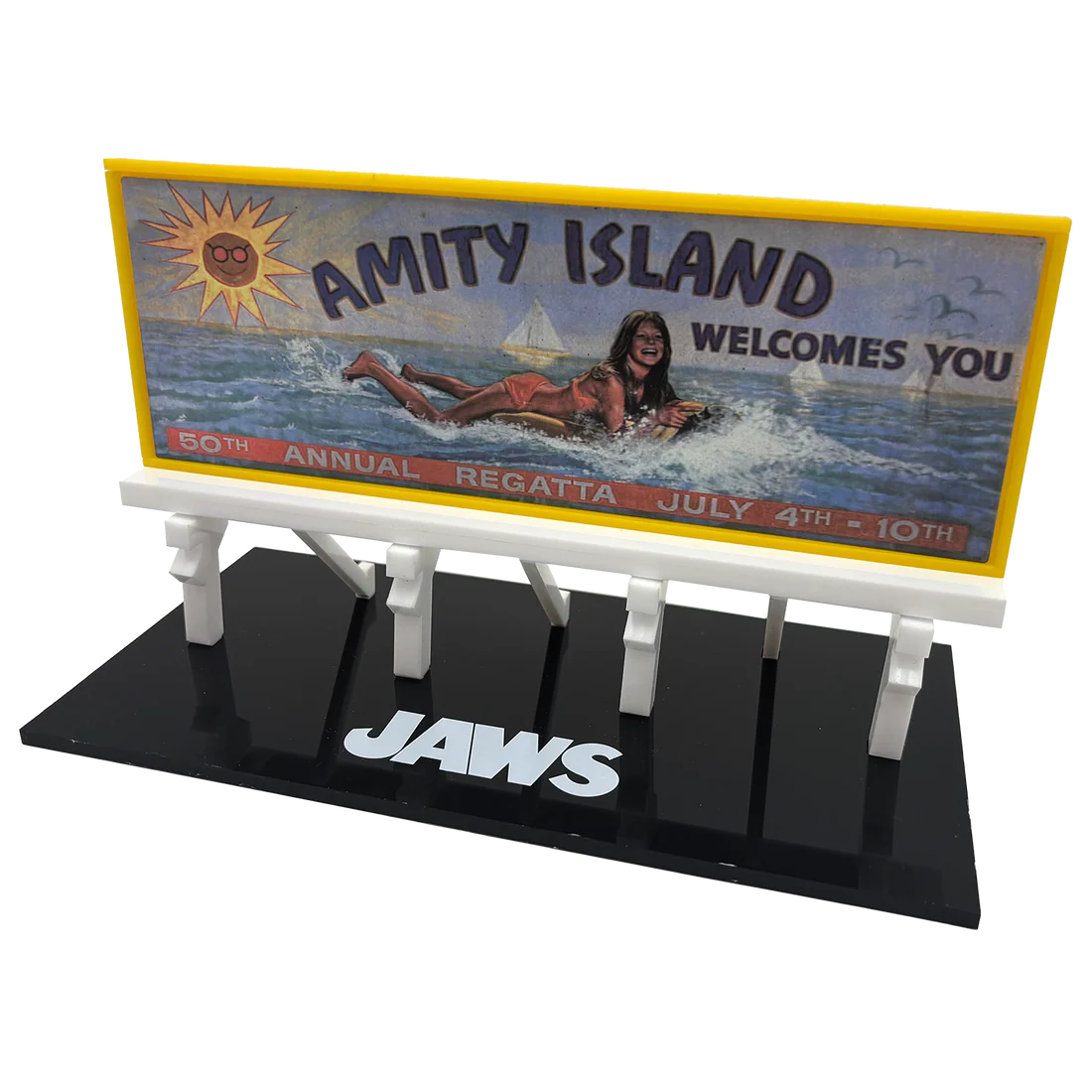 FACTORY ENTERTAINMENT - Jaws Amity Island Billboard Scaled Prop Replica