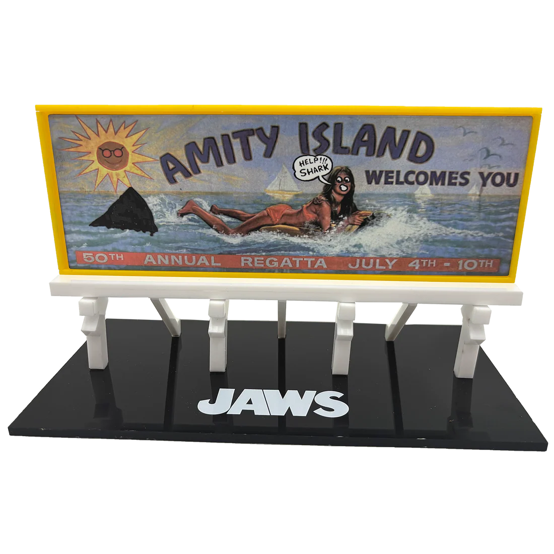 FACTORY ENTERTAINMENT - Jaws Amity Island Billboard Scaled Prop Replica