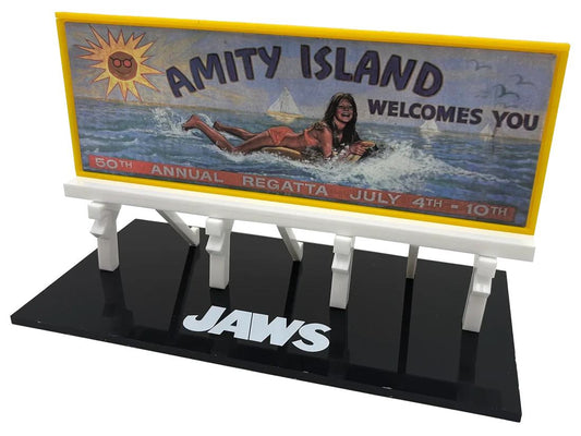 FACTORY ENTERTAINMENT - Jaws Amity Island Billboard Scaled Prop Replica
