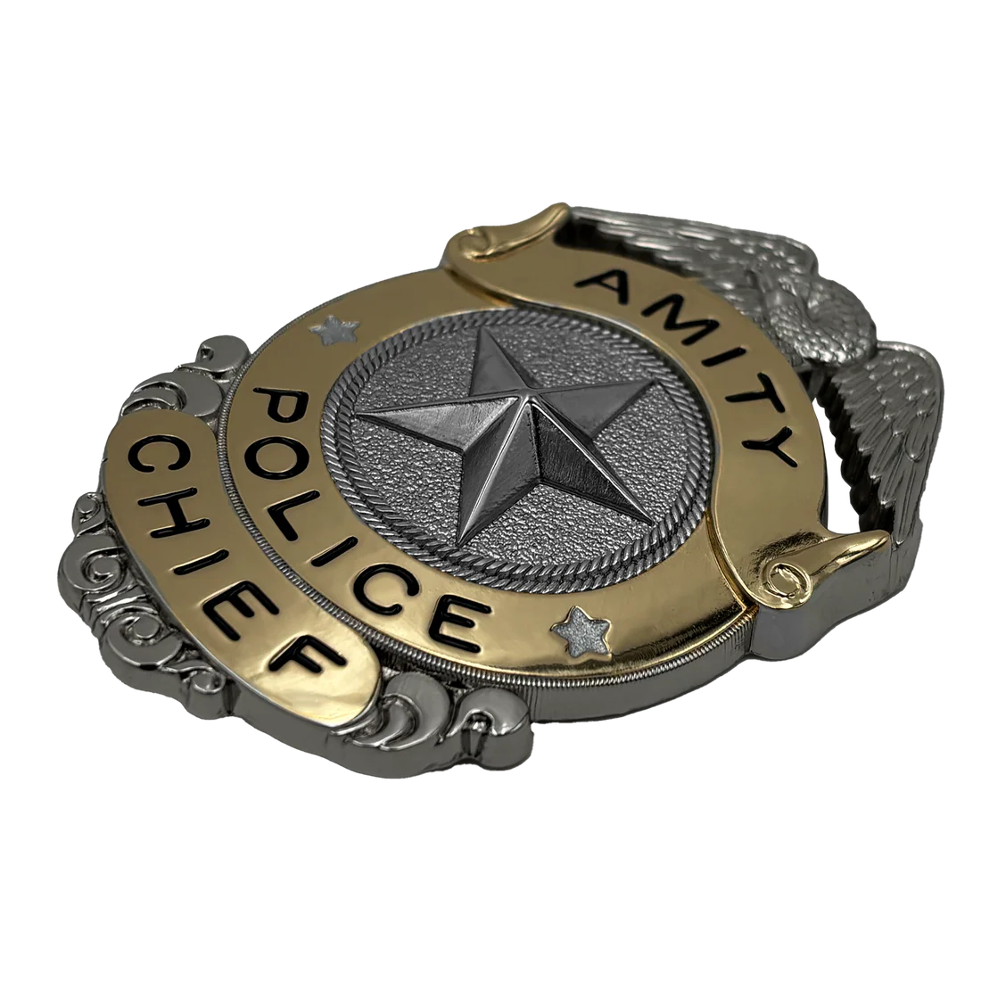 FACTORY ENTERTAINMENT - Jaws Amity Island Police Chief Badge/patch Ltd Ed Prop Replica