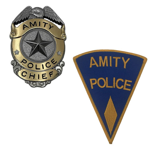 FACTORY ENTERTAINMENT - Jaws Amity Island Police Chief Badge/patch Ltd Ed Prop Replica