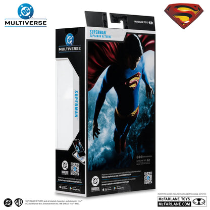 Mc FARLANE TOYS - Dc Theatrical 7inch Superman Returns 2006 Action Figure