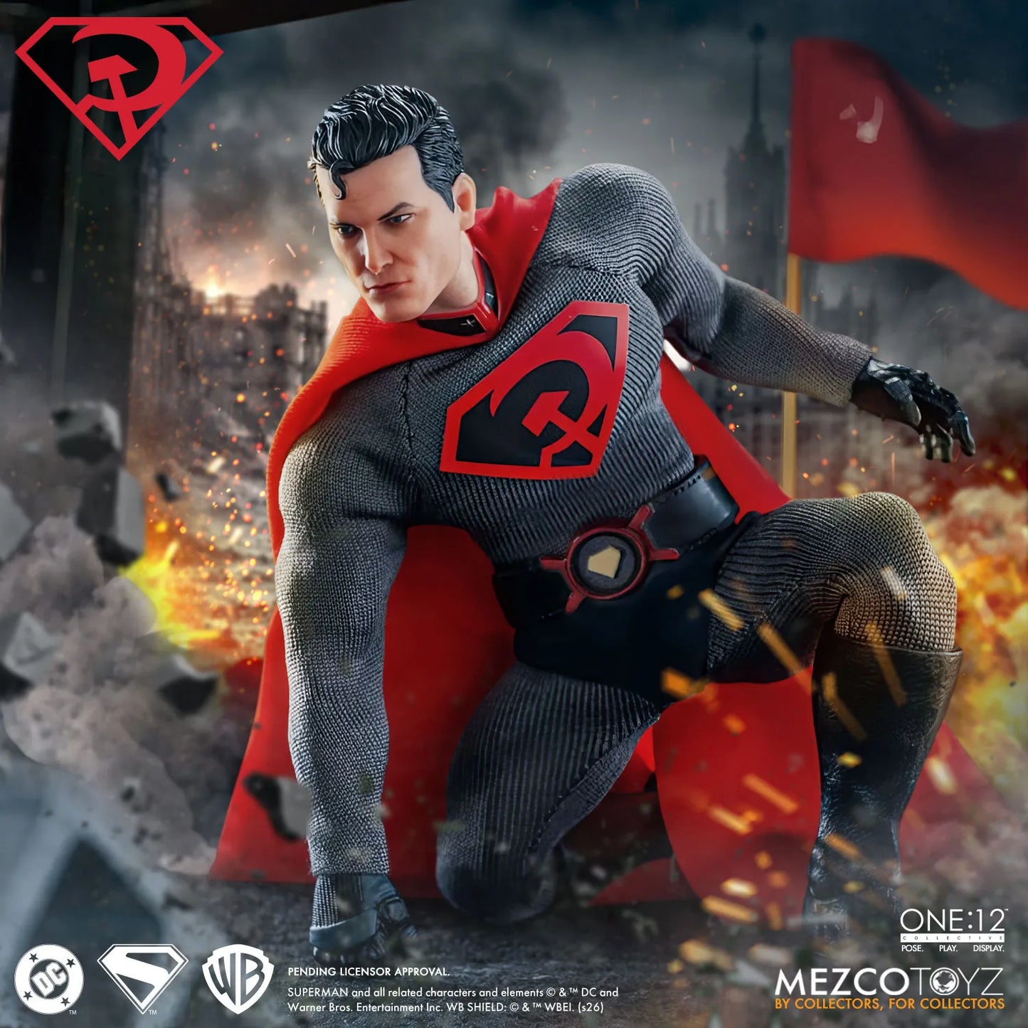 MEZCO - One 12 Collective Superman Red Son af
