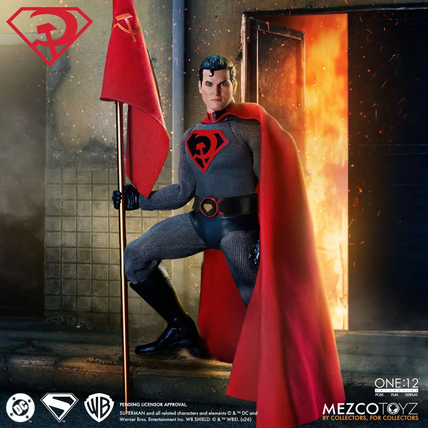 MEZCO - One 12 Collective Superman Red Son af