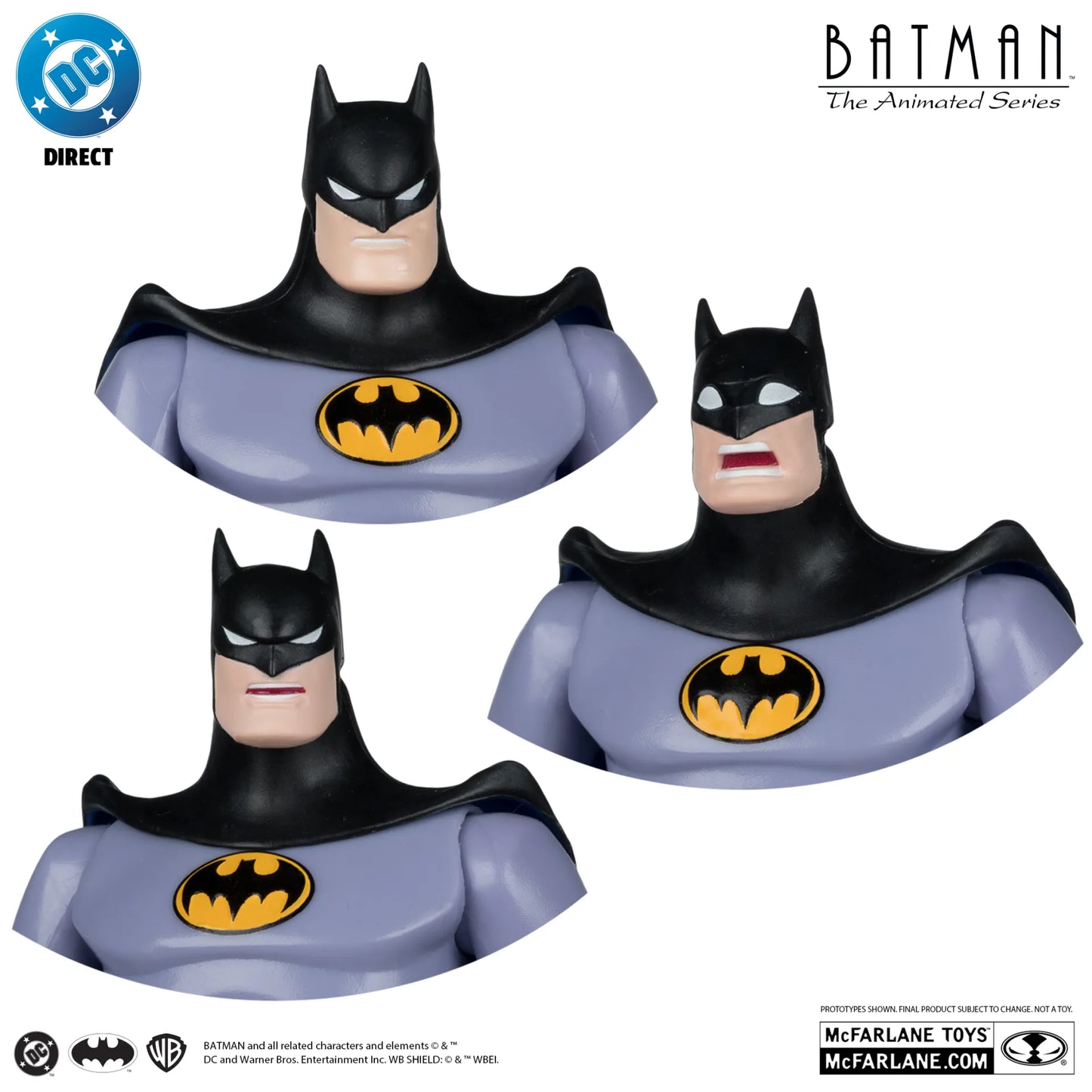Mc FARLANE - Dc Direct Batman Animated Build-a-figure Wave 7 Action Figure Set (4)