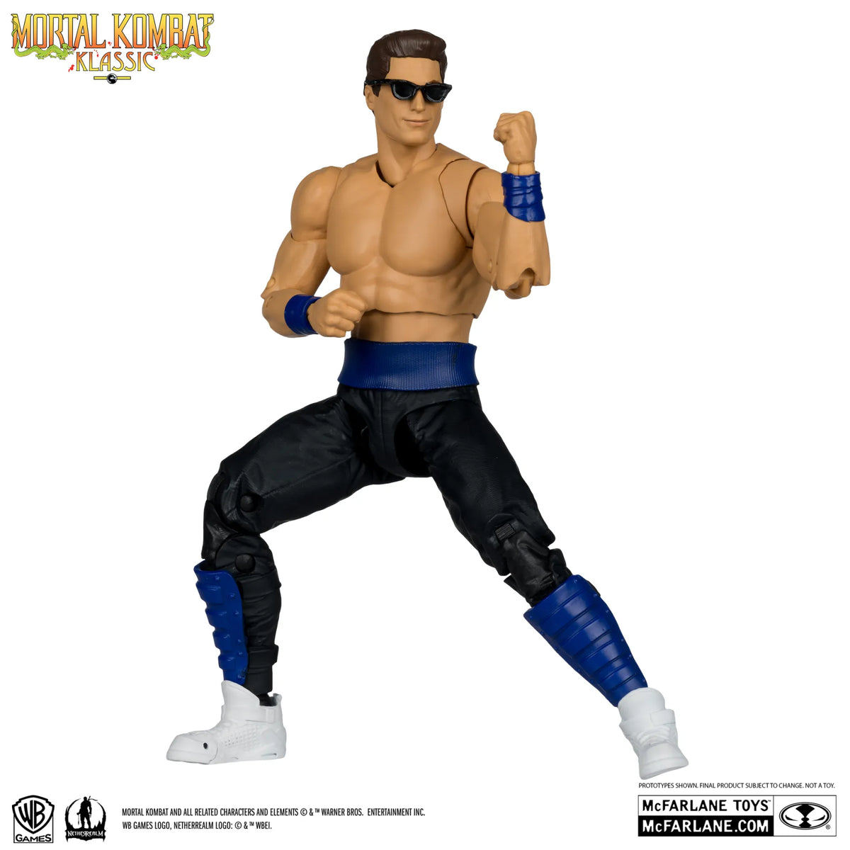 Mc FARLANE TOYS - Mortal Kombat Klassics 7inch Wave 4 Johnny Cage Action Figure