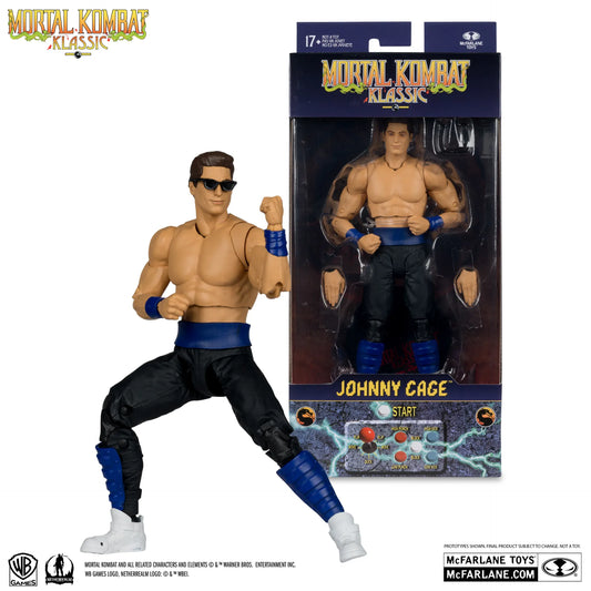 Mc FARLANE TOYS - Mortal Kombat Klassics 7inch Wave 4 Johnny Cage Action Figure