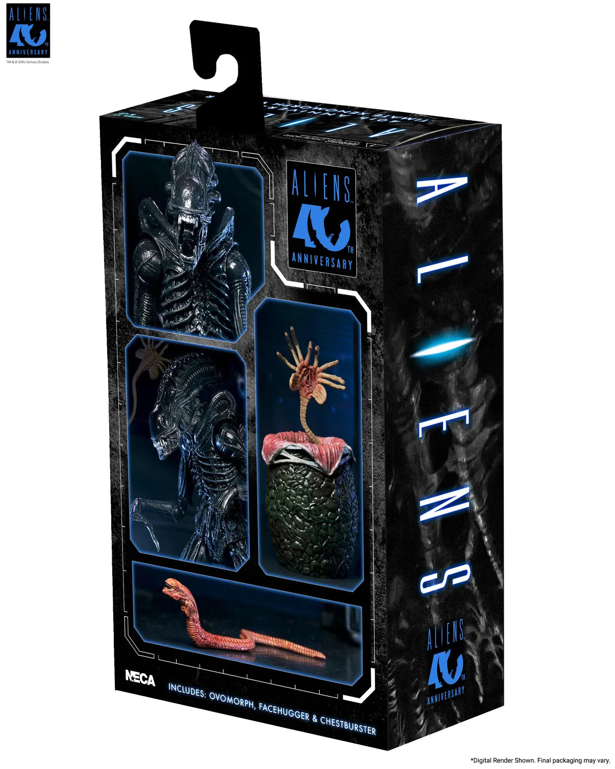 NECA - Aliens 40th Anniversary Warrior Xenomorph Black Ultimate Af