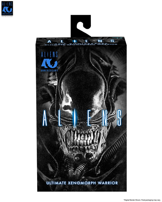 NECA - Aliens 40th Anniversary Warrior Xenomorph Black Ultimate Af