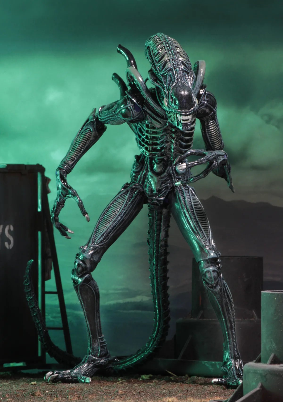 NECA - Aliens Alien Warrior Blue 1986 Ultimate Af