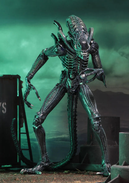 NECA - Aliens Alien Warrior Blue 1986 Ultimate Af