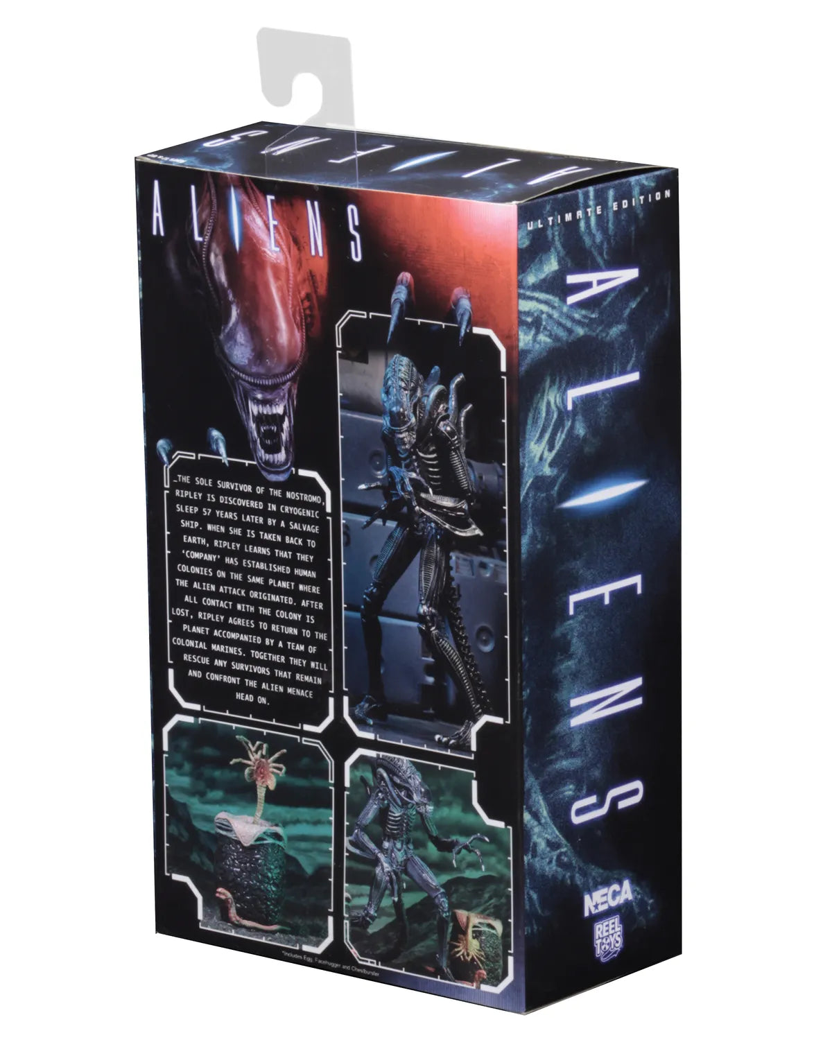 NECA - Aliens Alien Warrior Blue 1986 Ultimate Af