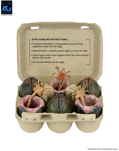NECA - Aliens 40th Anniversary Alien Eggs 6 Accessory Pack