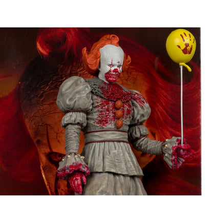 Mc FARLANE TOYS - Movie Maniacs 6inch Posed Welcome To Derry Wv2 Pennywise Bloody