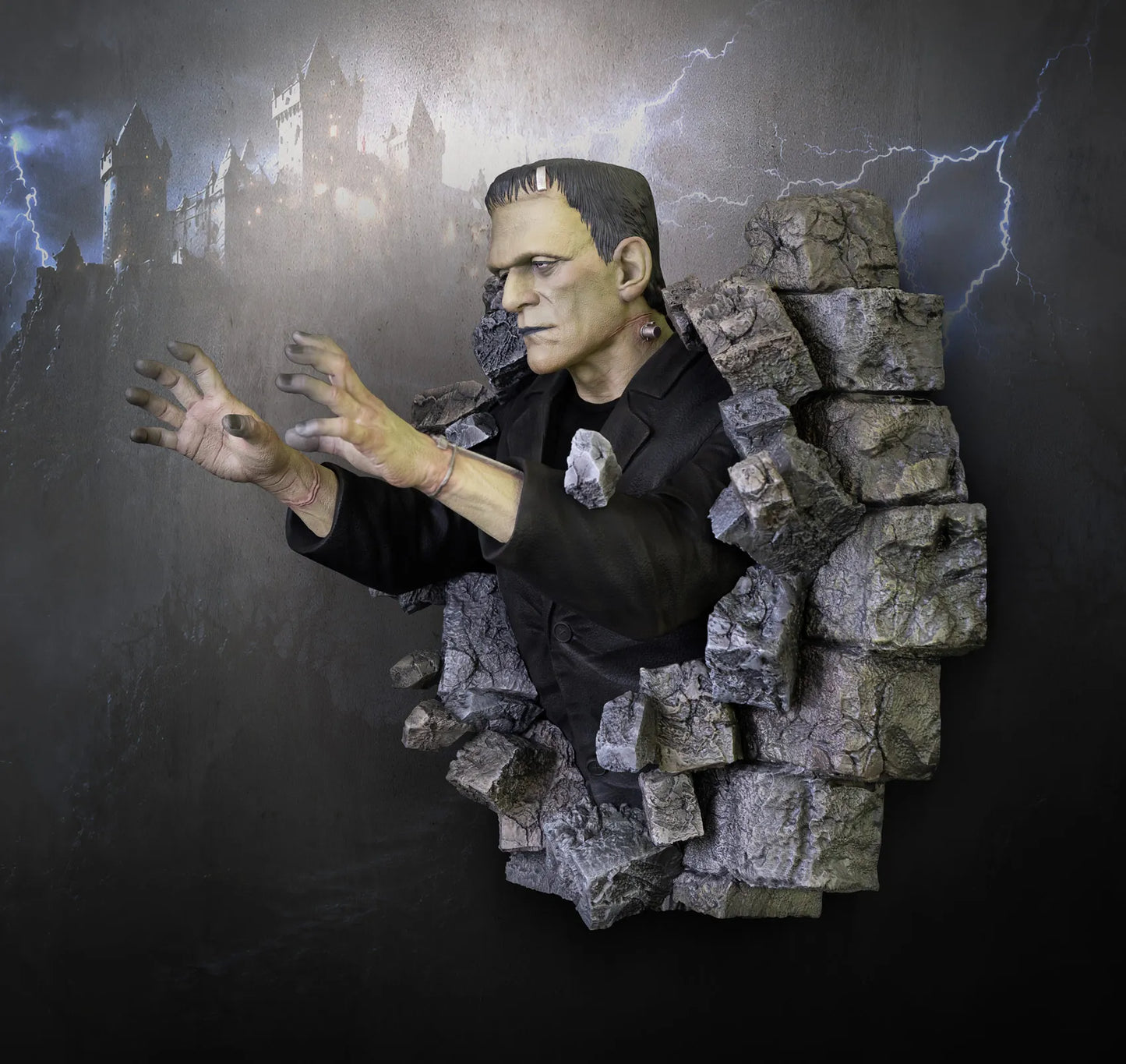 HOLLYWOOD COLLECTIBLES - Frankenstein Lifesize Wall Sculpture