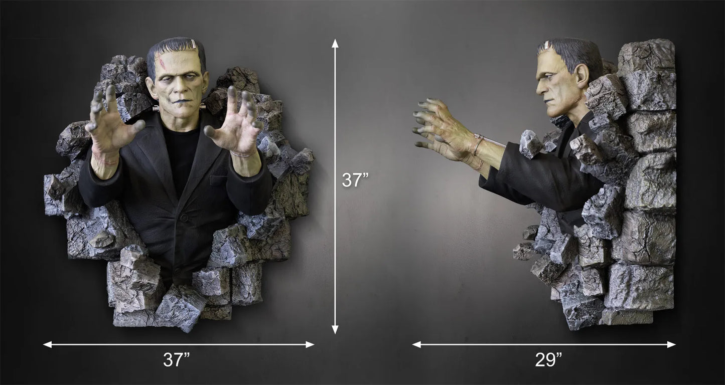 HOLLYWOOD COLLECTIBLES - Frankenstein Lifesize Wall Sculpture
