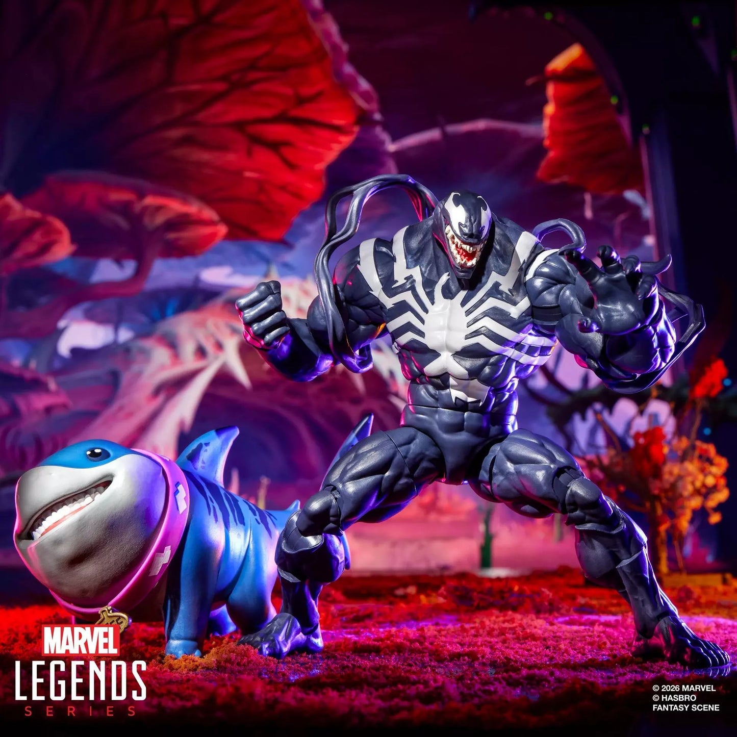 HASBRO - Marvel Legends Marvel Rivals Venom And Jeff The Land Shark Action Figures