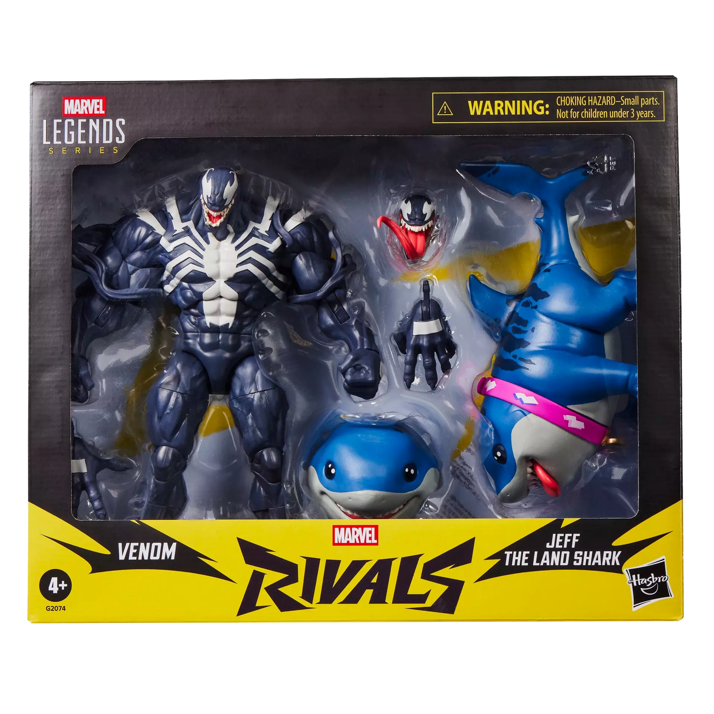 HASBRO - Marvel Legends Marvel Rivals Venom And Jeff The Land Shark Action Figures