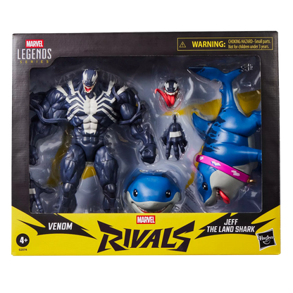 HASBRO - Marvel Legends Marvel Rivals Venom And Jeff The Land Shark Action Figures