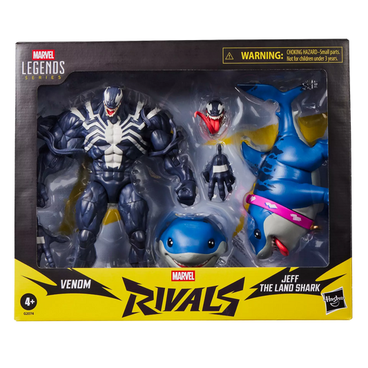 HASBRO - Marvel Legends Marvel Rivals Venom And Jeff The Land Shark Action Figures