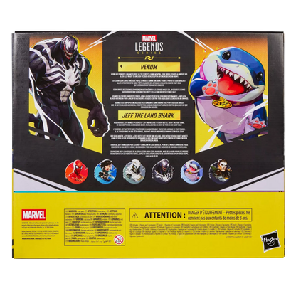 HASBRO - Marvel Legends Marvel Rivals Venom And Jeff The Land Shark Action Figures