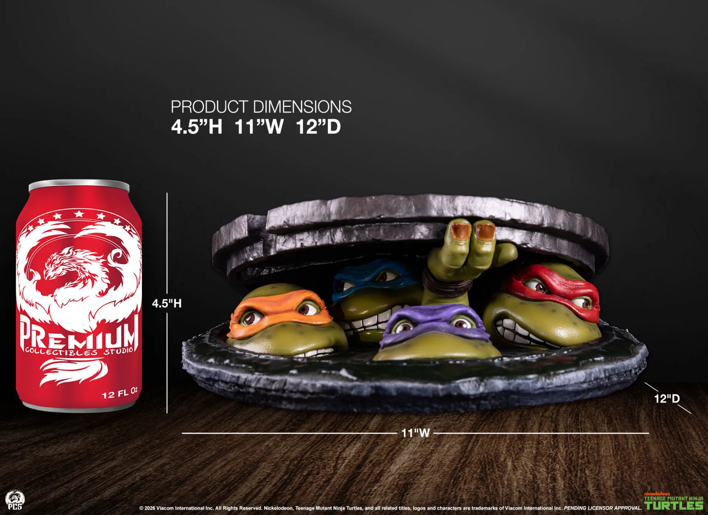 PRIME 1 - Tmnt Underground 1:4 Scale Tabletop Edition