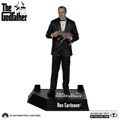 Mc FARLANE TOYS - Movie Maniacs Don Corleone The Godfather 6inch Posed Figure
