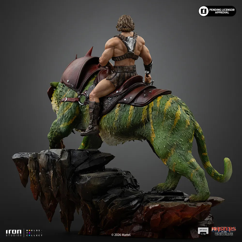 IRON STUDIOS - Masters Of The Universe 2026 He-man And Battlecat 1/10 Statue