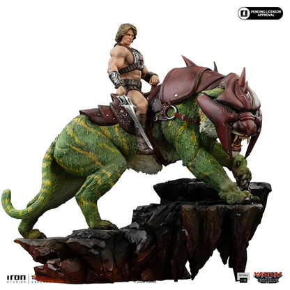 IRON STUDIOS - Masters Of The Universe 2026 He-man And Battlecat 1/10 Statue