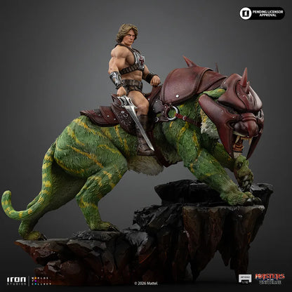 IRON STUDIOS - Masters Of The Universe 2026 He-man And Battlecat 1/10 Statue