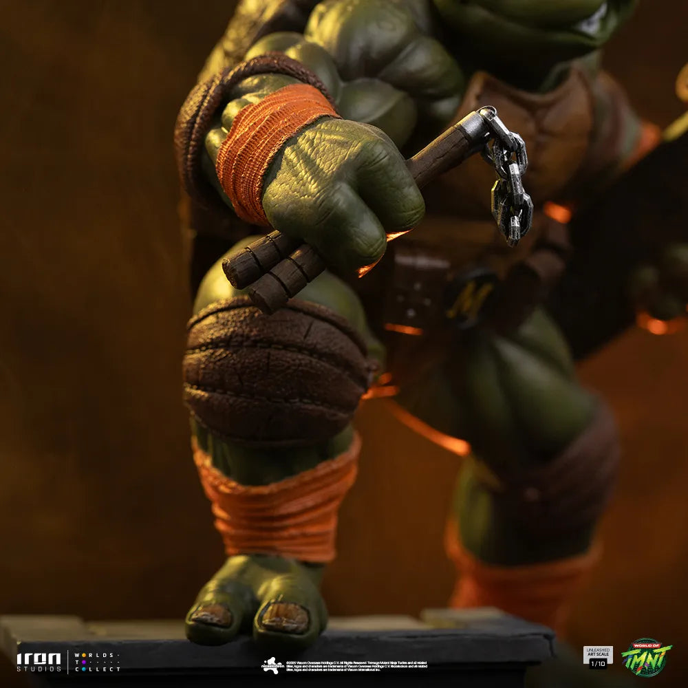 IRON STUDIOS - Teenage Mutant Ninja Turtles Michelangelo Unleashed 1/10 Statue