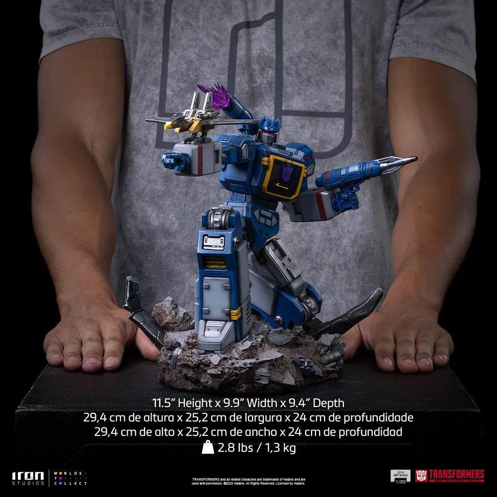 IRON STUDIOS - Transformers Soundwave Demi Scale 1/20 Statue