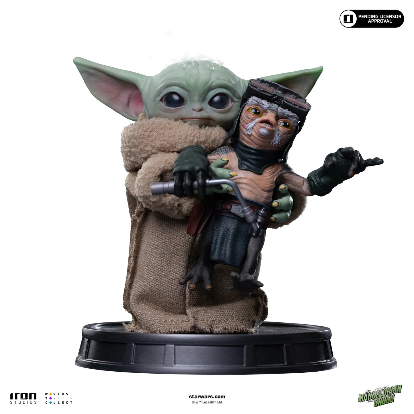 IRON STUDIOS - Mandalorian & Grogu Movie Grogu No Squeezy 1/4 Legacy Statue