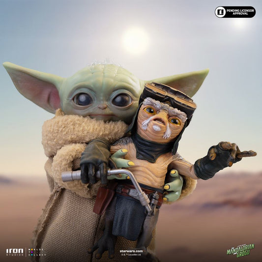 IRON STUDIOS - Mandalorian & Grogu Movie Grogu No Squeezy 1/4 Legacy Statue