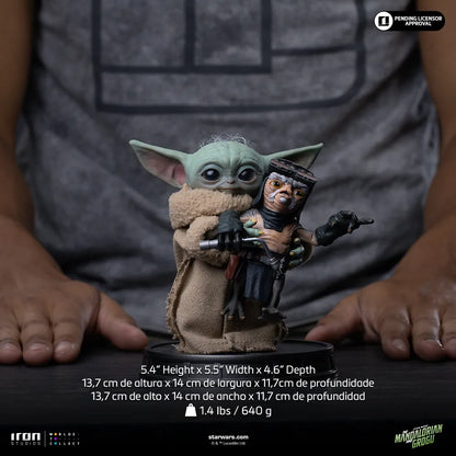 IRON STUDIOS - Mandalorian & Grogu Movie Grogu No Squeezy 1/4 Legacy Statue