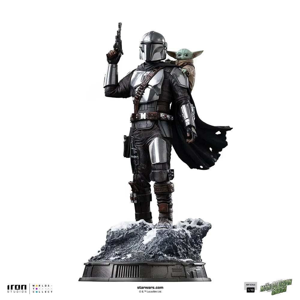 IRON STUDIOS - Mandalorian & Grogu Movie The Mandalorian 1/10 Statue