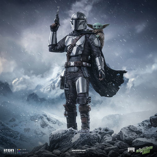 IRON STUDIOS - Mandalorian & Grogu Movie The Mandalorian 1/10 Statue