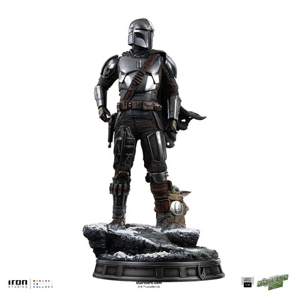IRON STUDIOS - Mandalorian & Grogu Movie The Mandalorian Legacy Replica 1/4 Statue