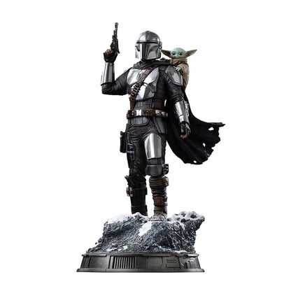 IRON STUDIOS - Mandalorian & Grogu Movie The Mandalorian Legacy Replica 1/4 Statue