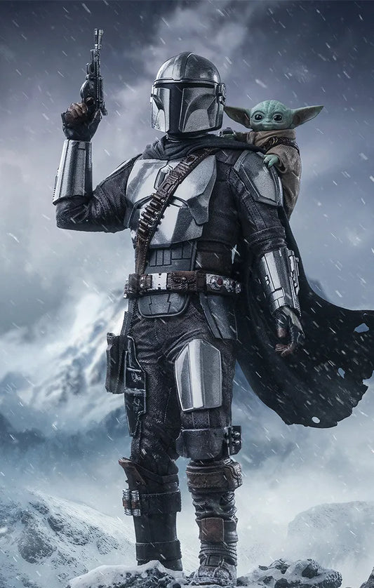 IRON STUDIOS - Mandalorian & Grogu Movie The Mandalorian Legacy Replica 1/4 Statue