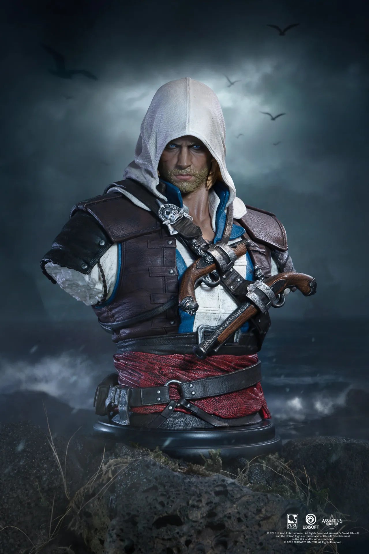 PURE ARTS - Assassin’s Creed Black Flag Resynced Edward Kenway 1/4 Scale Bust