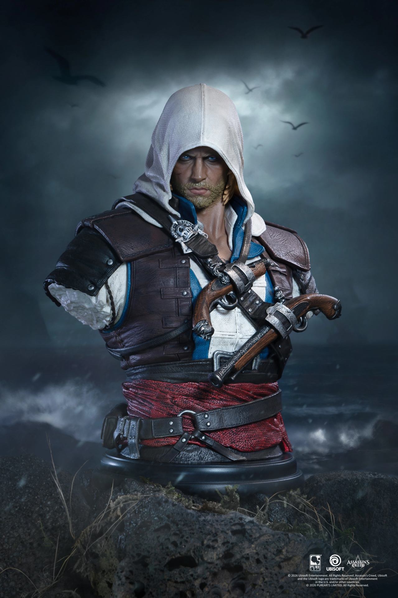 PURE ARTS - Assassin’s Creed Black Flag Resynced Edward Kenway 1/4 Scale Bust